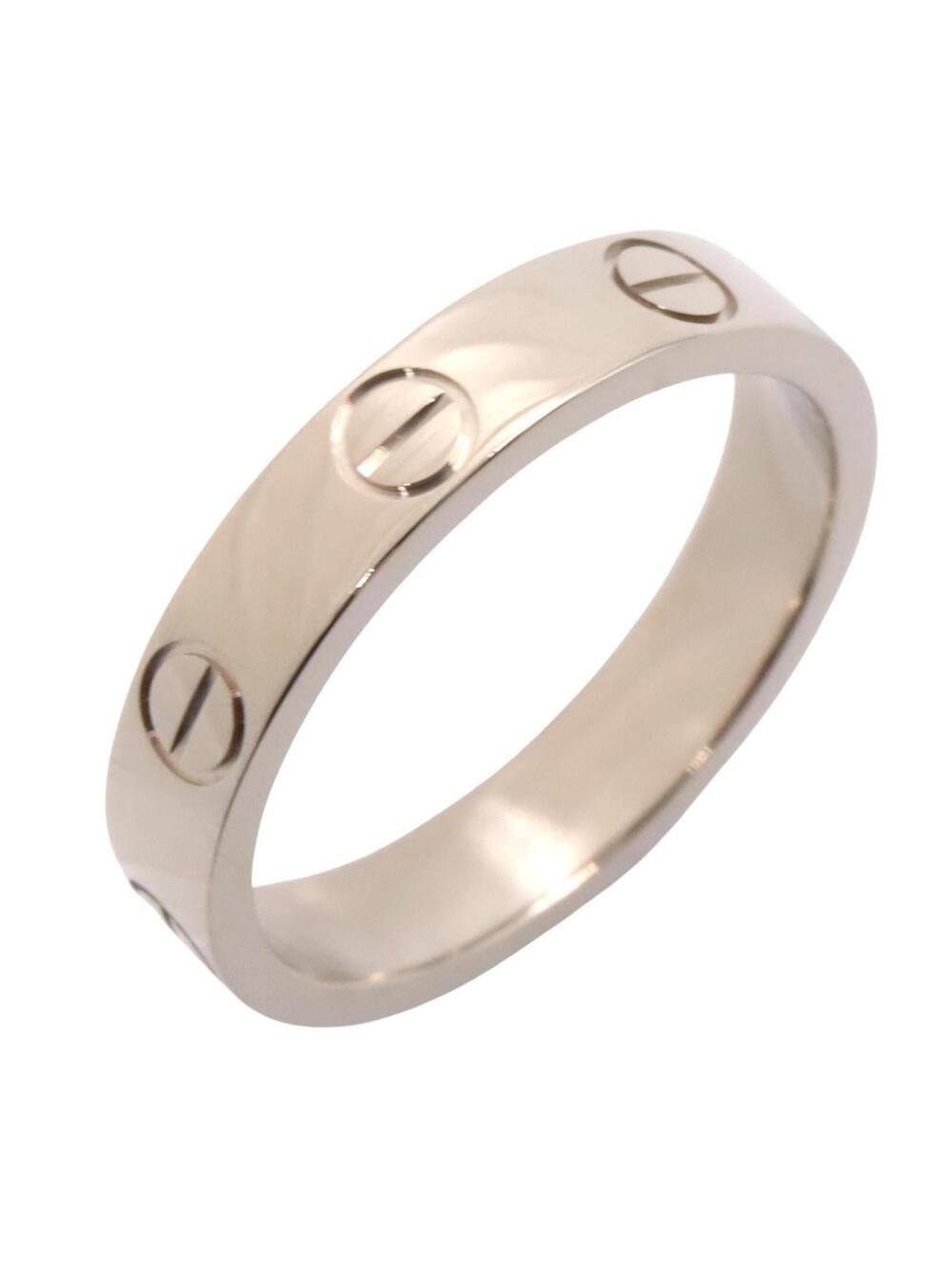 Cartier Mini Love Ring 18Kwg White Gold #309594C13B